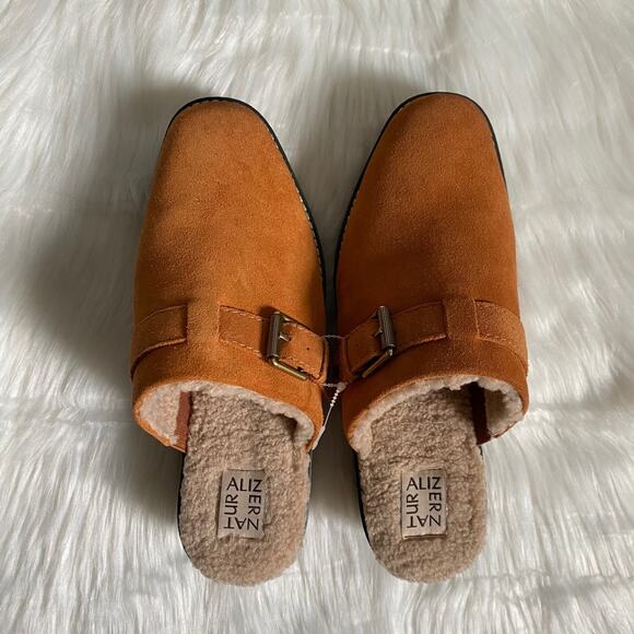 Naturalizer Women’s Wayde Slip On Golden Maple Leather Mule Clogs- Size 8.5 - Picture 7 of 7